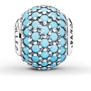 Authentic Pandora Essence turquoise wisdom charm